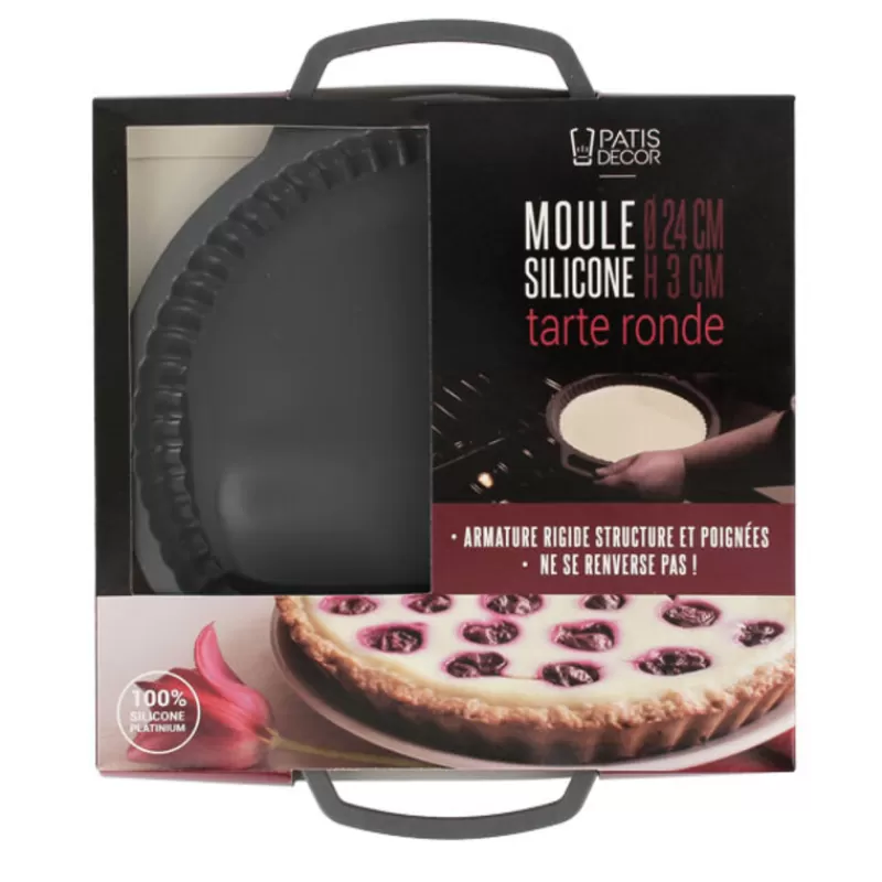 Cerf Dellier Moule A Tarte En Silicone 24 Cm