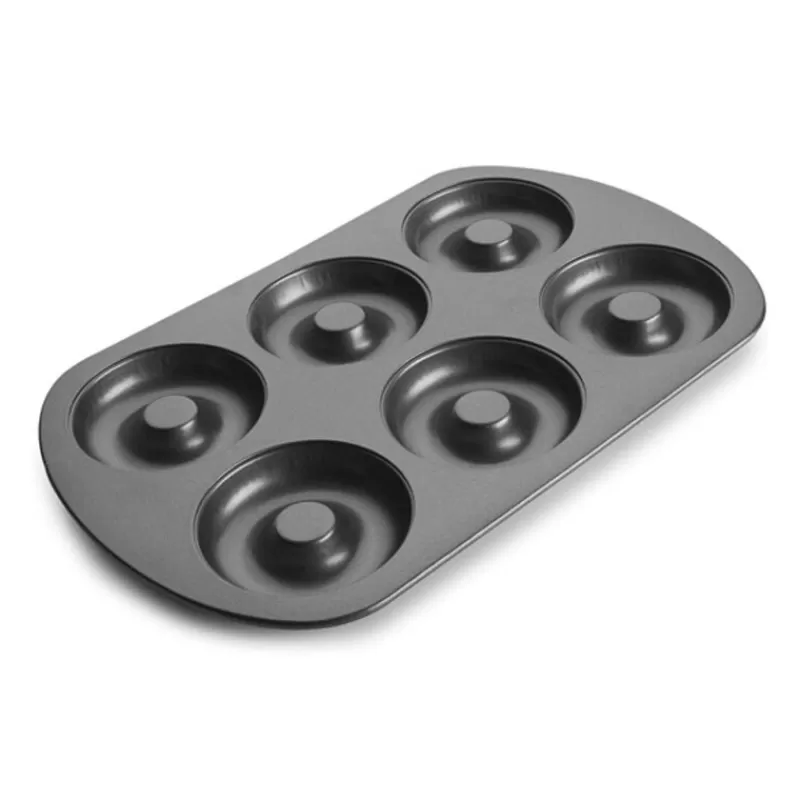 Cerf Dellier Moule Anti-Adherent 6 Donuts 8 Cm