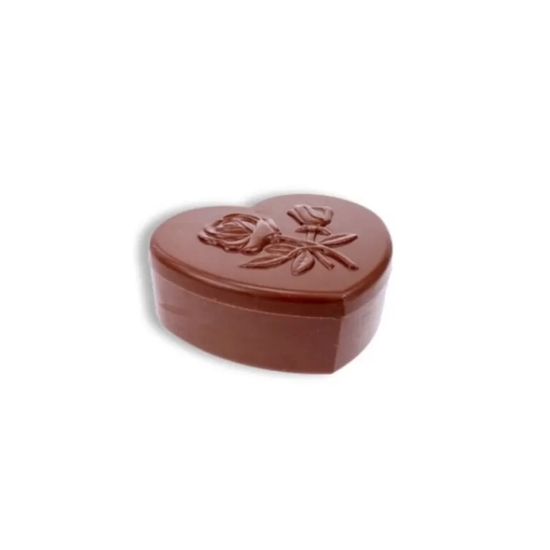 Cerf Dellier Moule Bonbonniere Coeur Rose