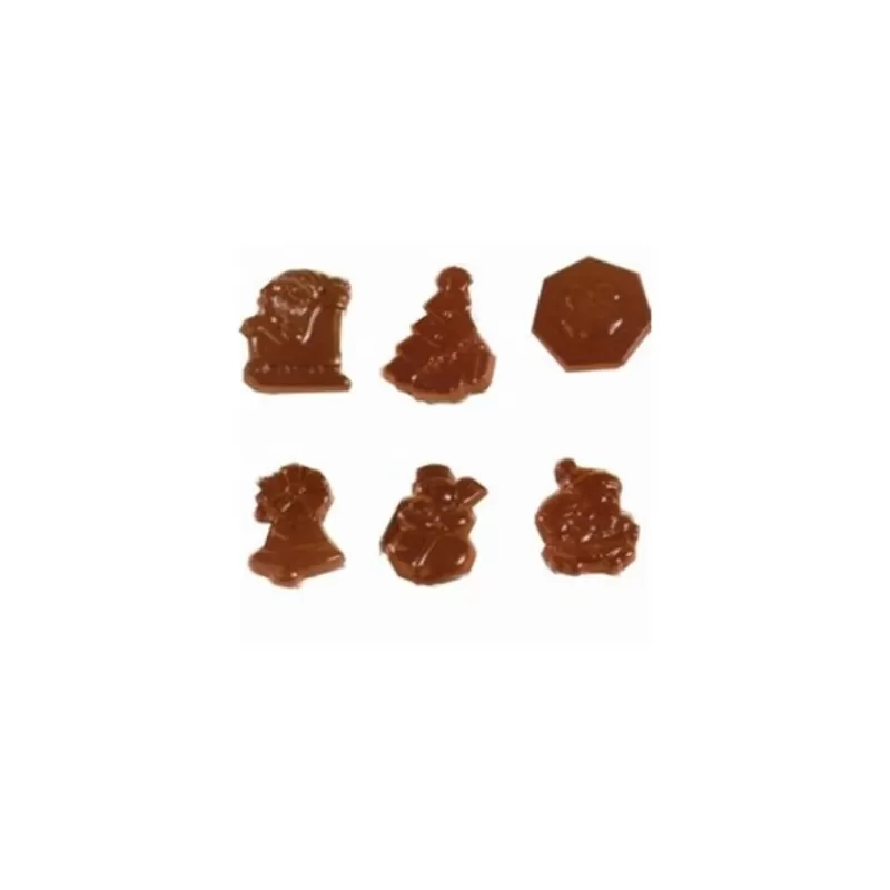 Cerf Dellier Moule Chocolat 24 Fritures De Noël