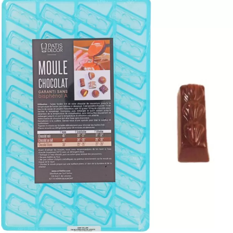Cerf Dellier Moule Chocolat 32 Bûchettes