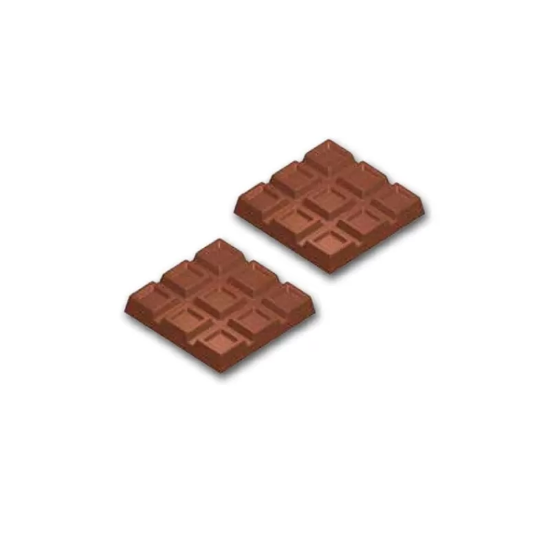 Cerf Dellier Moule Chocolat 3 Tablettes Carres
