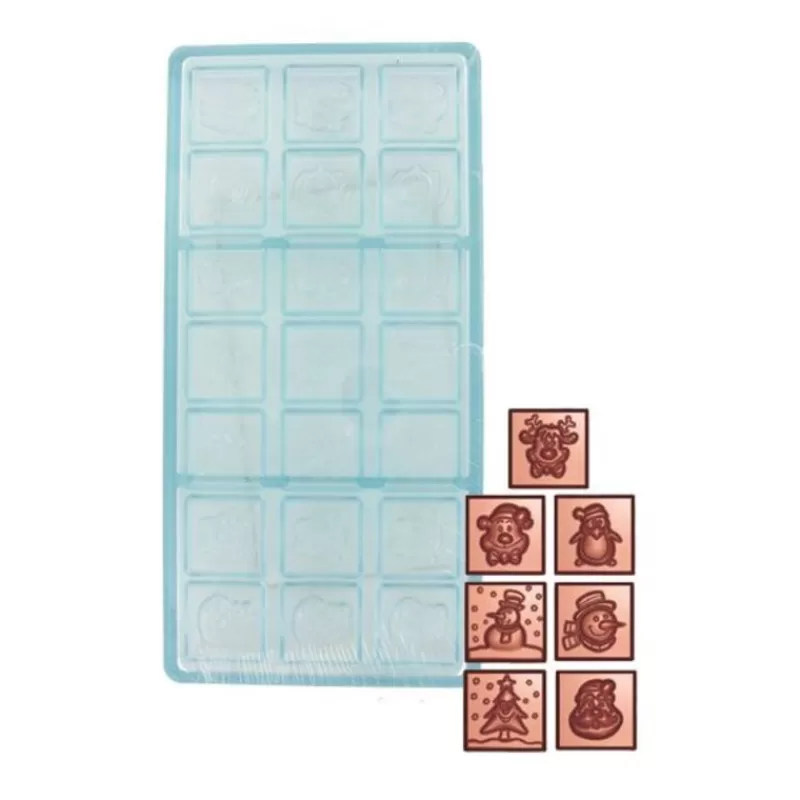 Cerf Dellier Moule Chocolat Napolitains Noël