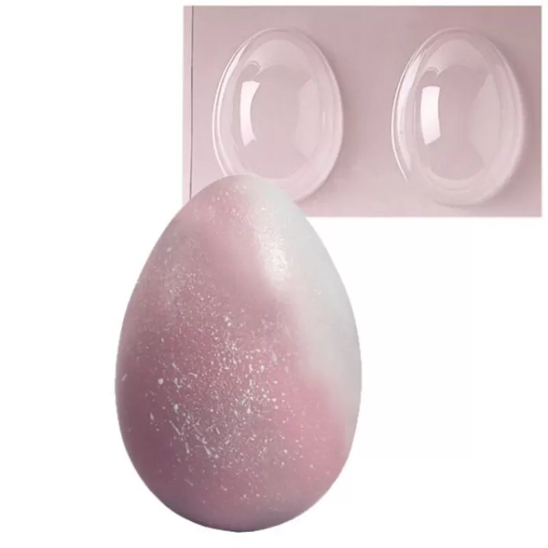 Cerf Dellier Moule Chocolat Oeuf Lisse 12,5 Cm