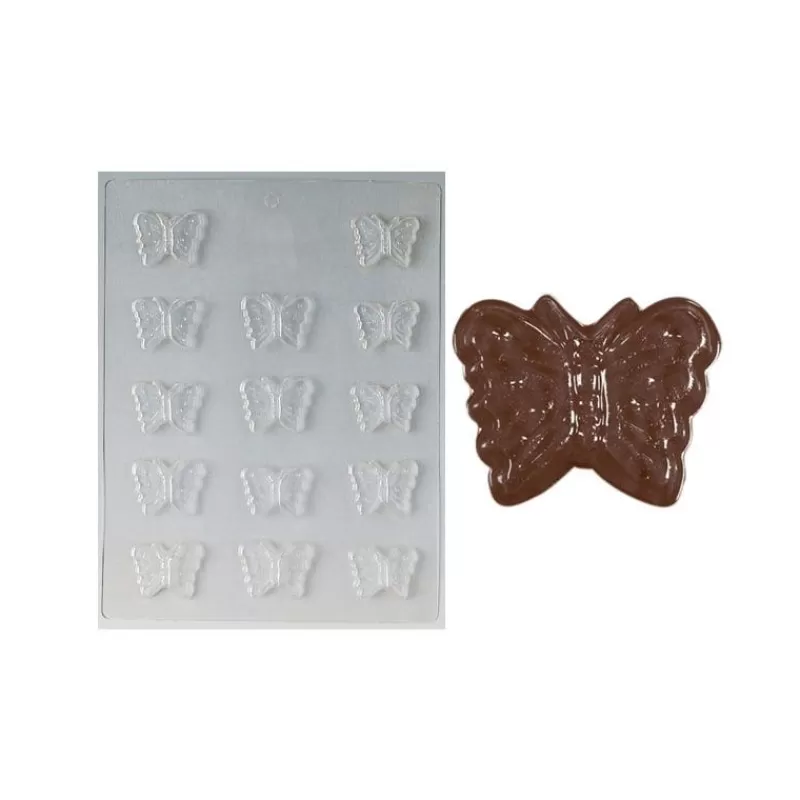 Cerf Dellier Moule Chocolat Pvc Papillons