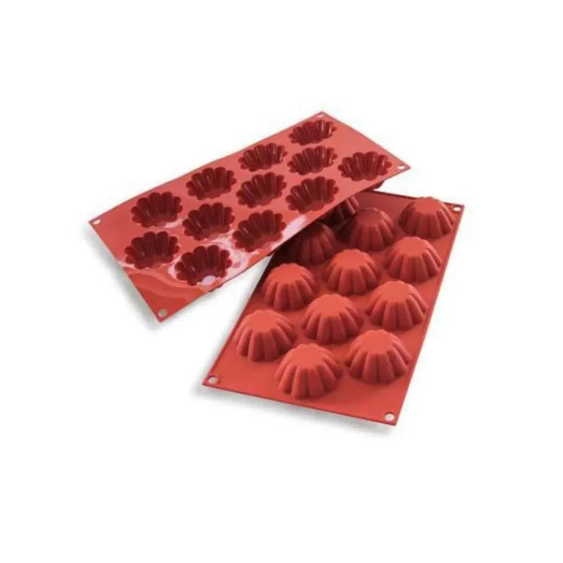Cerf Dellier Moule Silicone 12 Mini-Briochettes