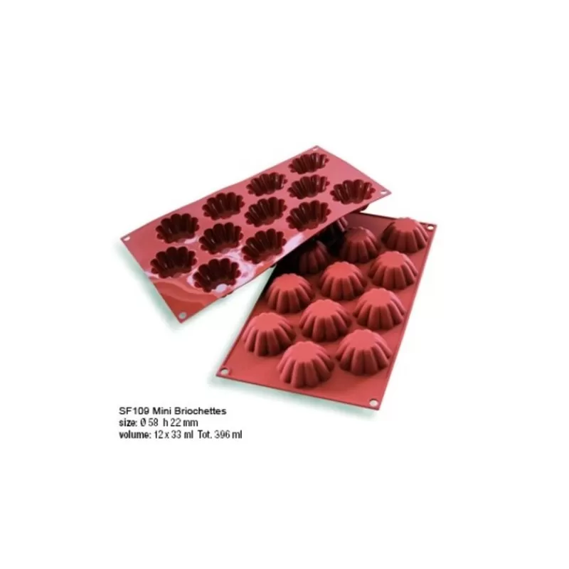 moule_silicone_12_minibriochettes_2.webp Cerf Dellier Moule Silicone 12 Mini-Briochettes