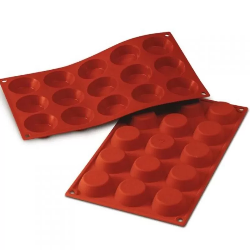 Cerf Dellier Moule Silicone 15 Mini Tartelettes 5 Cm
