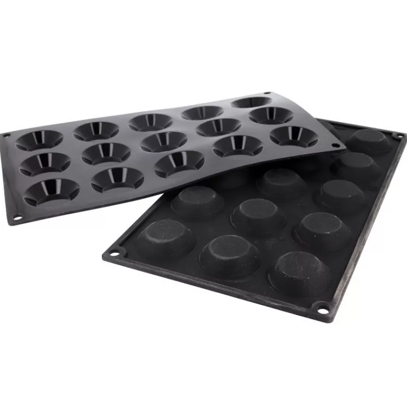 moule_silicone_15_minitartelettes_45_cm_2.webp Cerf Dellier Moule Silicone 15 Mini-Tartelettes 4,5 Cm
