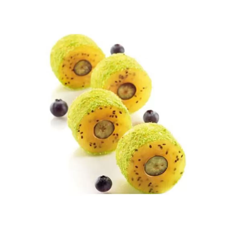 Cerf Dellier Moule Silicone 15 Rouleaux 4 Cm