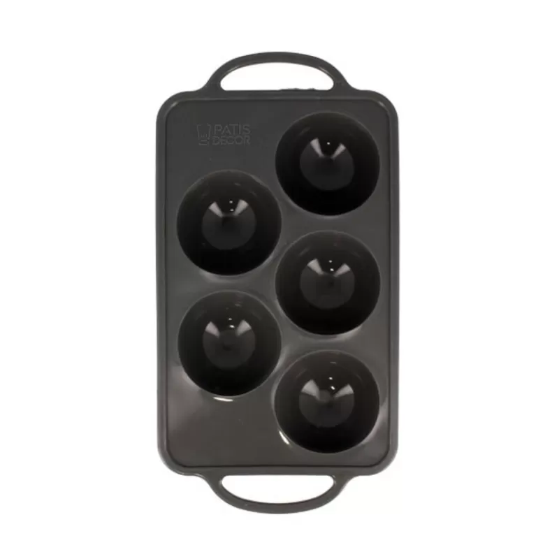 Cerf Dellier Moule Silicone 5 Demi-Spheres 8 Cm Patisdecor
