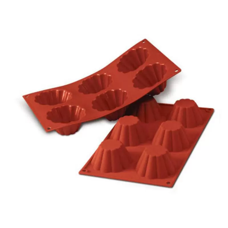 Cerf Dellier Moule Silicone 6 Briochettes