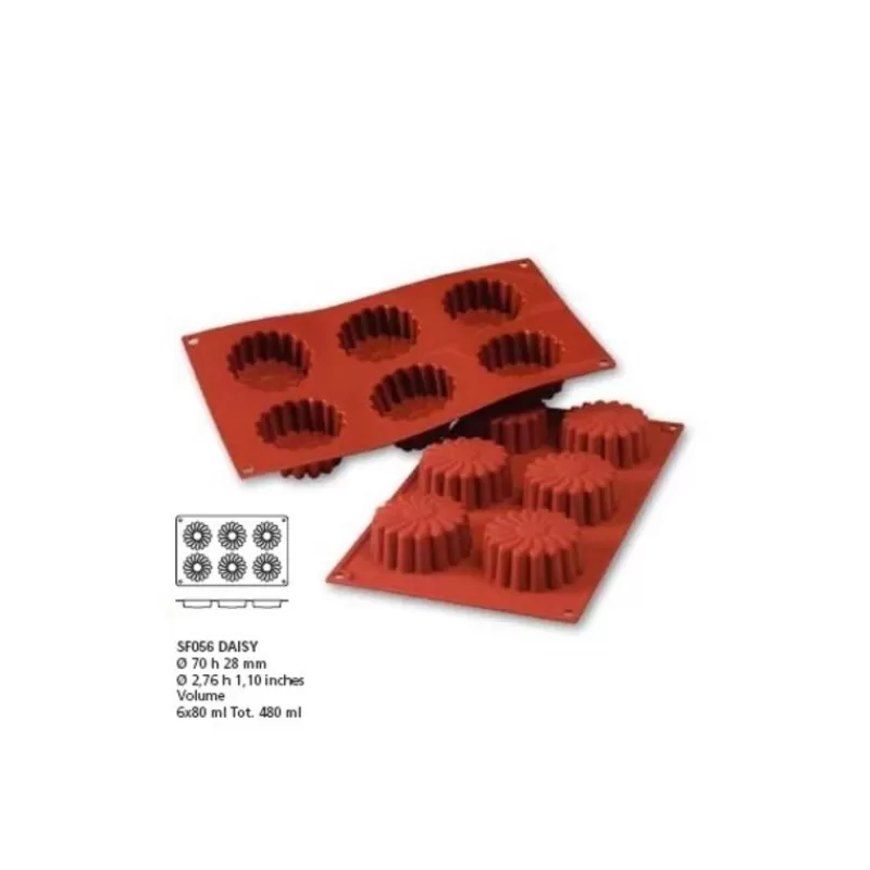 moule_silicone_6_marguerites_2.webp Cerf Dellier Moule Silicone 6 Marguerites