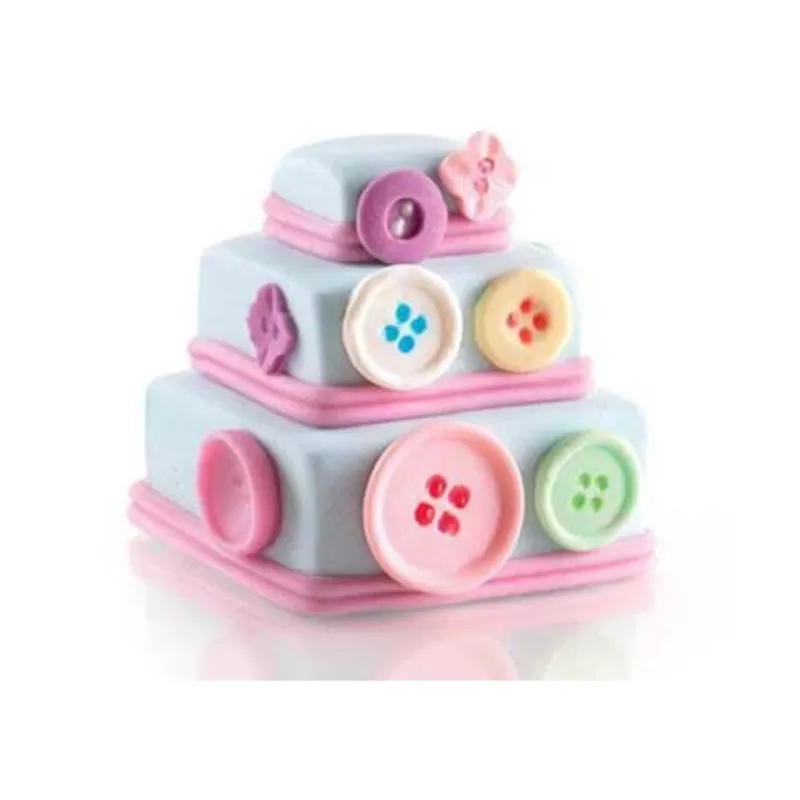 Cerf Dellier Moule Silicone 6 Pièces Montees