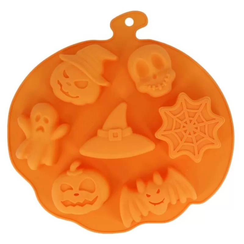 Cerf Dellier Moule Silicone 7 Empreintes Sujets D'Halloween Sale