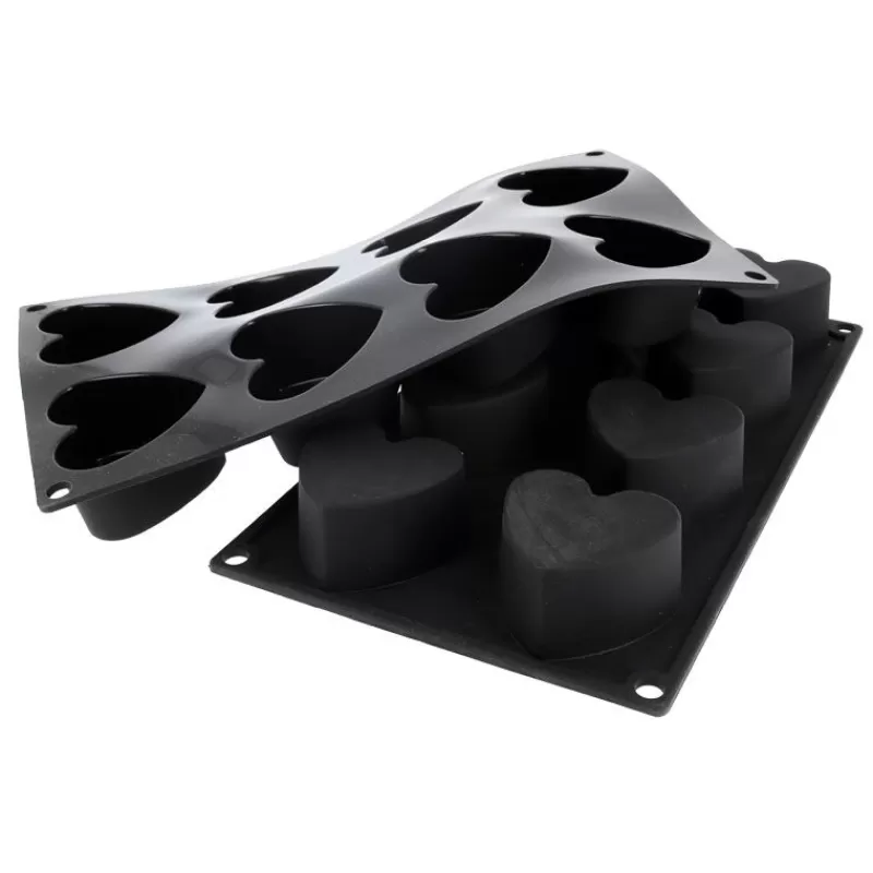 moule_silicone_8_coeurs_profonds_2.webp Cerf Dellier Moule Silicone 8 Coeurs Profonds