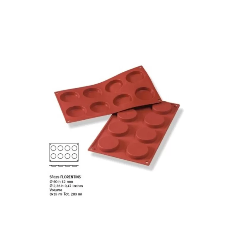 moule_silicone_8_florentins_2.webp Cerf Dellier Moule Silicone 8 Florentins