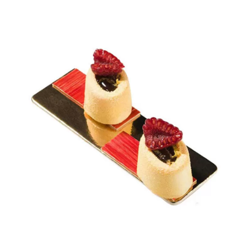 moule_silicone_mini_savarins_ovales_3.webp Cerf Dellier Moule Silicone Mini Savarins Ovales