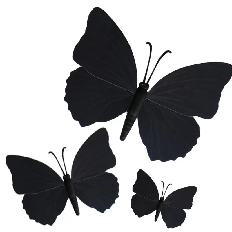 Cerf Dellier Papillons Noirs Aimantes Assortis Patisdecor (X3) Outlet