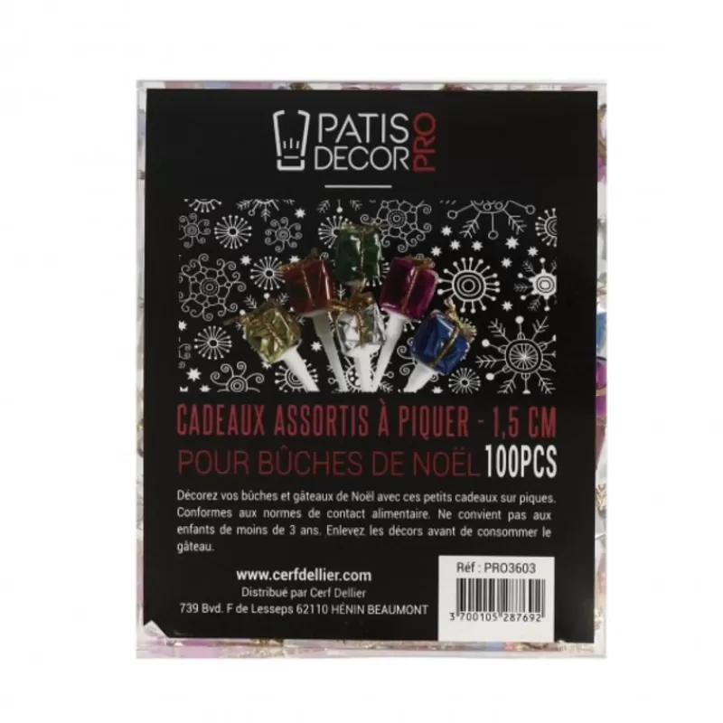 Cerf Dellier Paquets Cadeau Assortis 1,5 Cm Patisdecor Pro (X100) Cheap