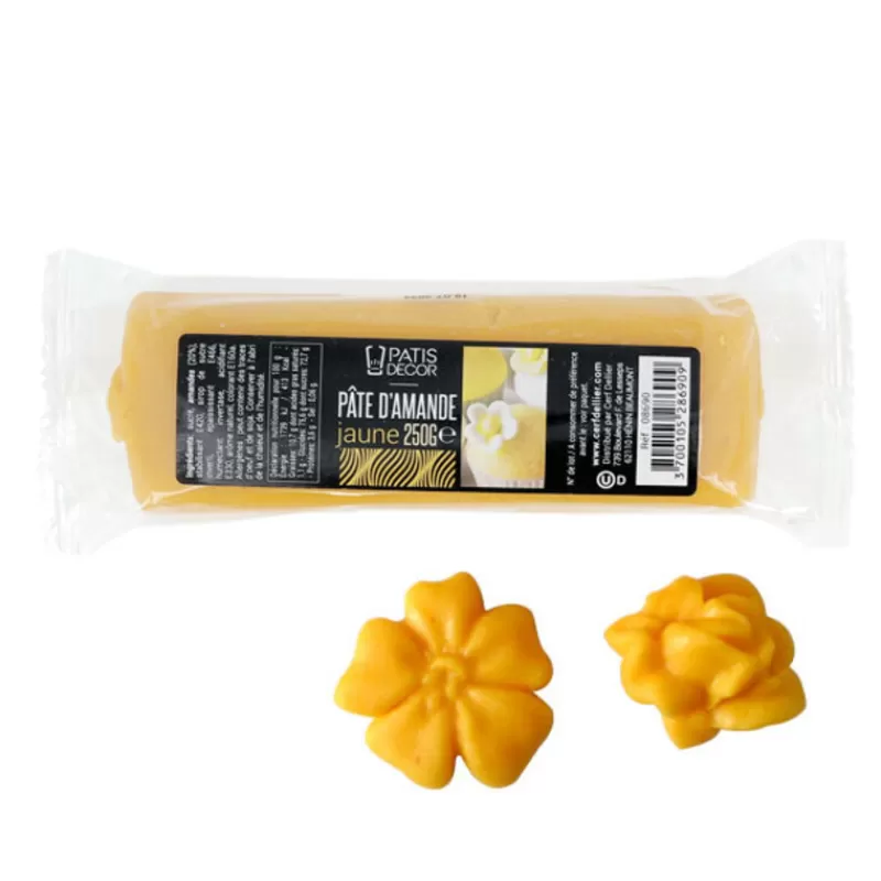 Cerf Dellier Pate D'Amande Jaune Patisdecor 250 G - Ddm 12/22