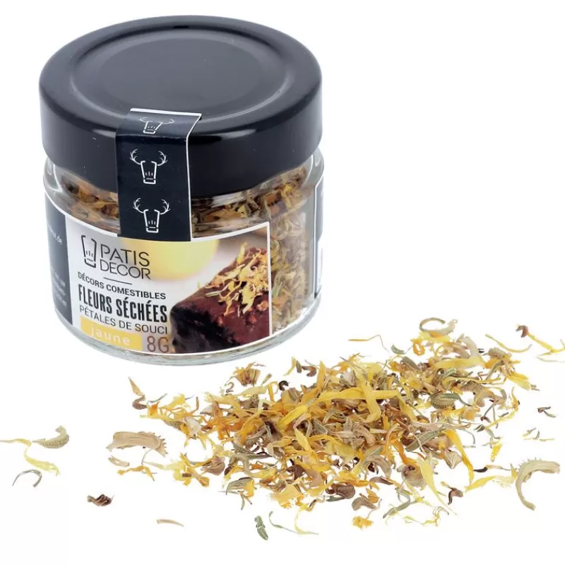 Cerf Dellier Petales De Soucis Jaunes Sechees Patisdecor 8 G Store