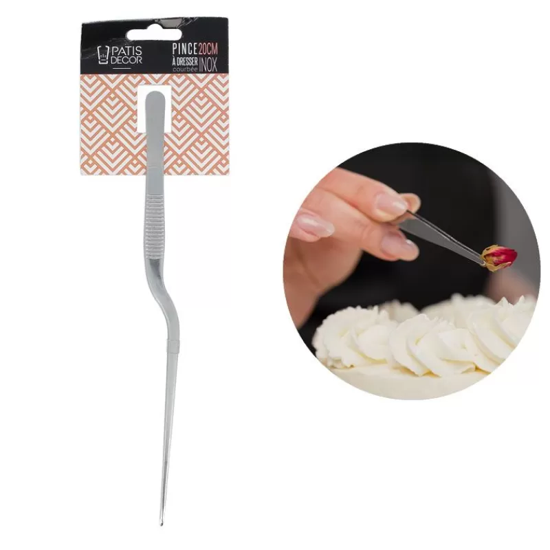 Cerf Dellier Pince A Dresser Courbee Inox 20 Cm Patisdecor Hot