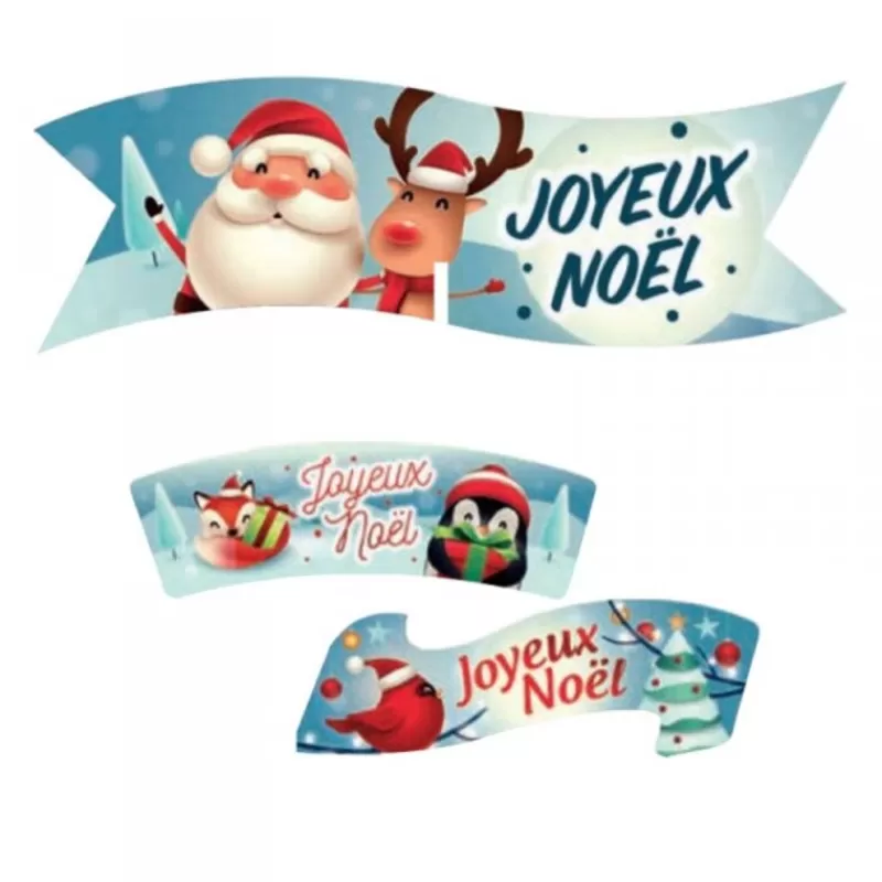 Cerf Dellier Plaquette Azyme Joyeuses Noël (X 24) - 3 Modeles Online