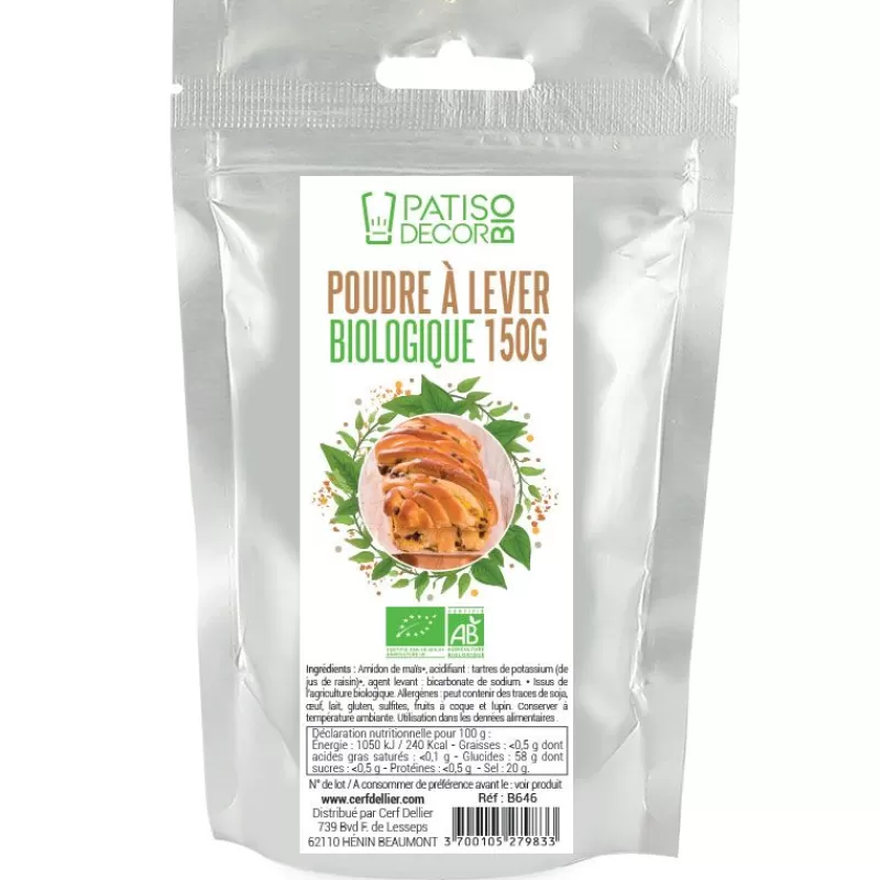 Cerf Dellier Poudre A Lever Bio 150 G