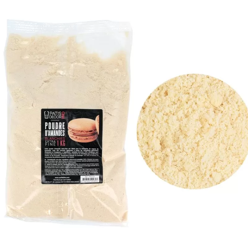 Cerf Dellier Poudre D'Amande Extra Fine 1 Kg Patisdecor Pro