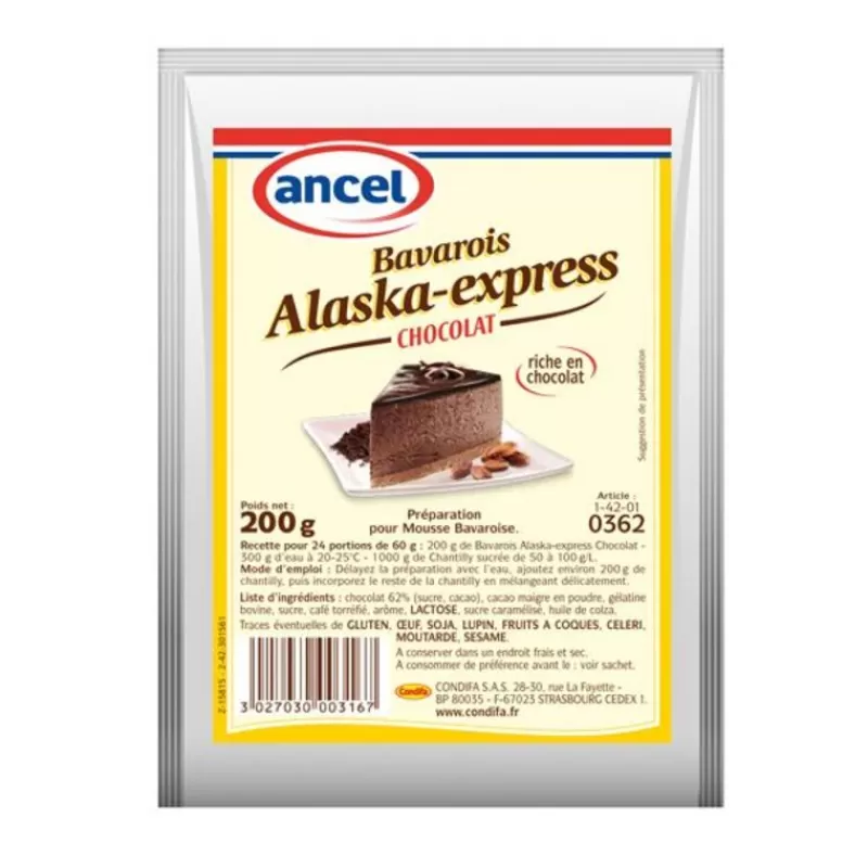 Cerf Dellier Preparation Mousse Bavaroise Chocolat Alaska 200 G