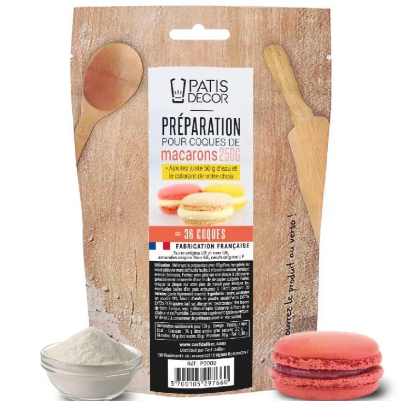 Cerf Dellier Preparation Pour Coques De Macarons 250 G Patisdecor