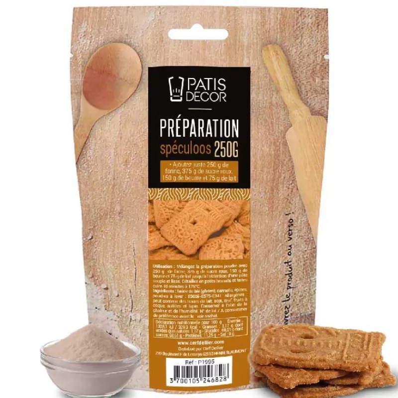 Cerf Dellier Preparation Speculoos Patisdecor 250 G