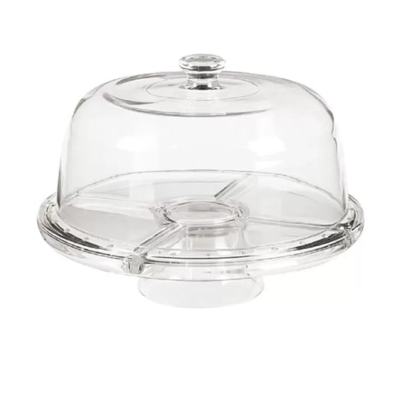 Cerf Dellier Presentoir Cloche A Gateau Sur Pied 28 Cm Hot