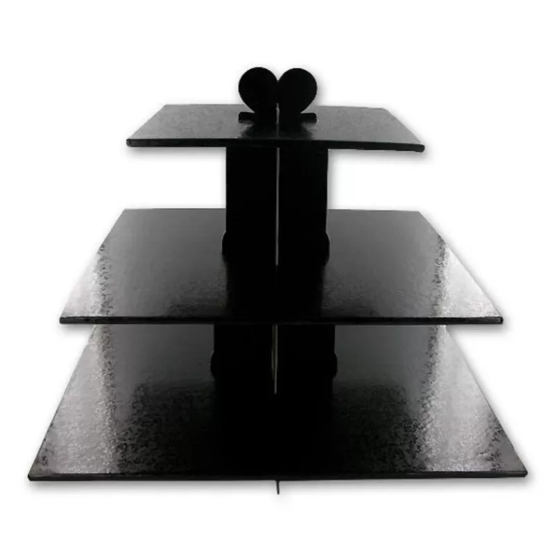 Cerf Dellier Presentoir Cupcakes Noir Carre Cheap