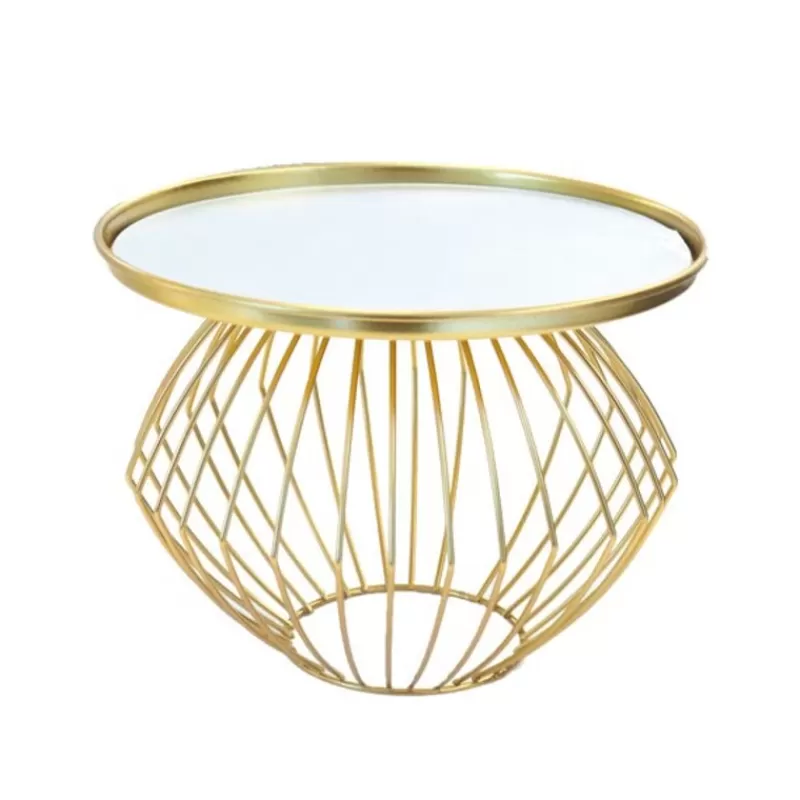 Cerf Dellier Presentoir Gateau Miroir Pied Boule Dore Patisdecor Store