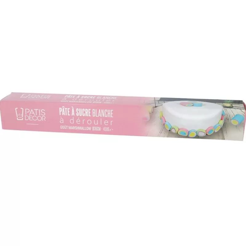 Cerf Dellier Pâte À Sucre Blanche Etalee Marshmallow Patisdecor
