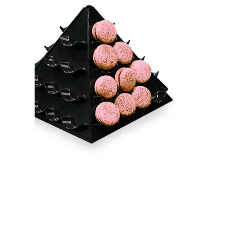 pyramide__macarons_noire_patisdecor_2.webp Cerf Dellier Pyramide À Macarons Noire Patisdecor Cheap