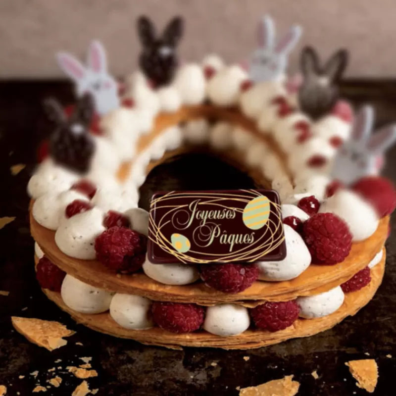 Cerf Dellier Rectangles Assortis Chocolat Noir Joyeuses Pâques (X 64) Flash Sale