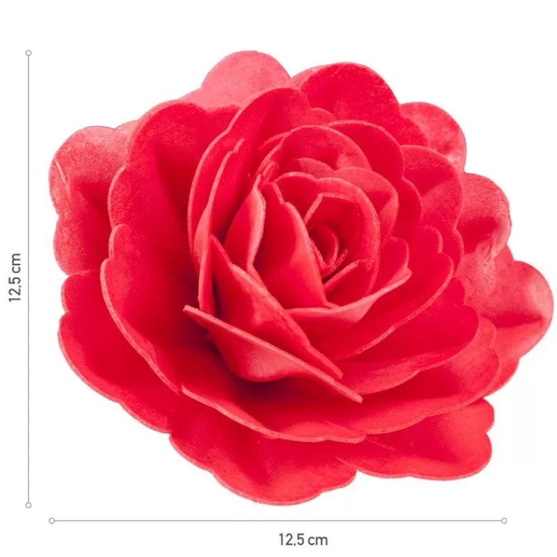 Cerf Dellier Rose Rouge Geante Azyme Flash Sale