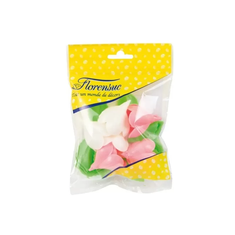 Cerf Dellier Roses Assorties Avec Feuilles (X 6) Store