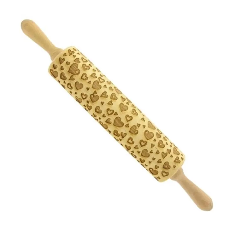 Cerf Dellier Rouleau Empreintes Coeurs