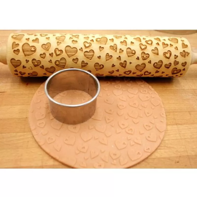 Cerf Dellier Rouleau Empreintes Coeurs