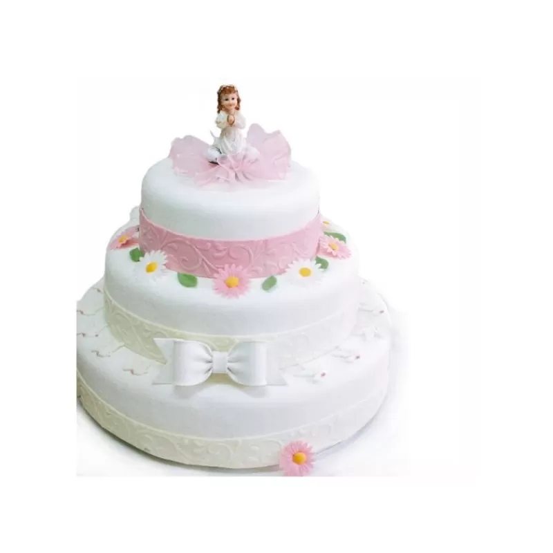 Cerf Dellier Ruban Pâte À Sucre Rose Arabesques (1,25 M)