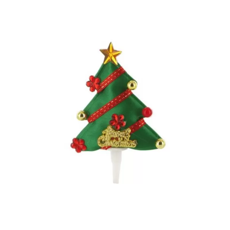 Cerf Dellier Sapin De Noël Decore Sur Pique Shop