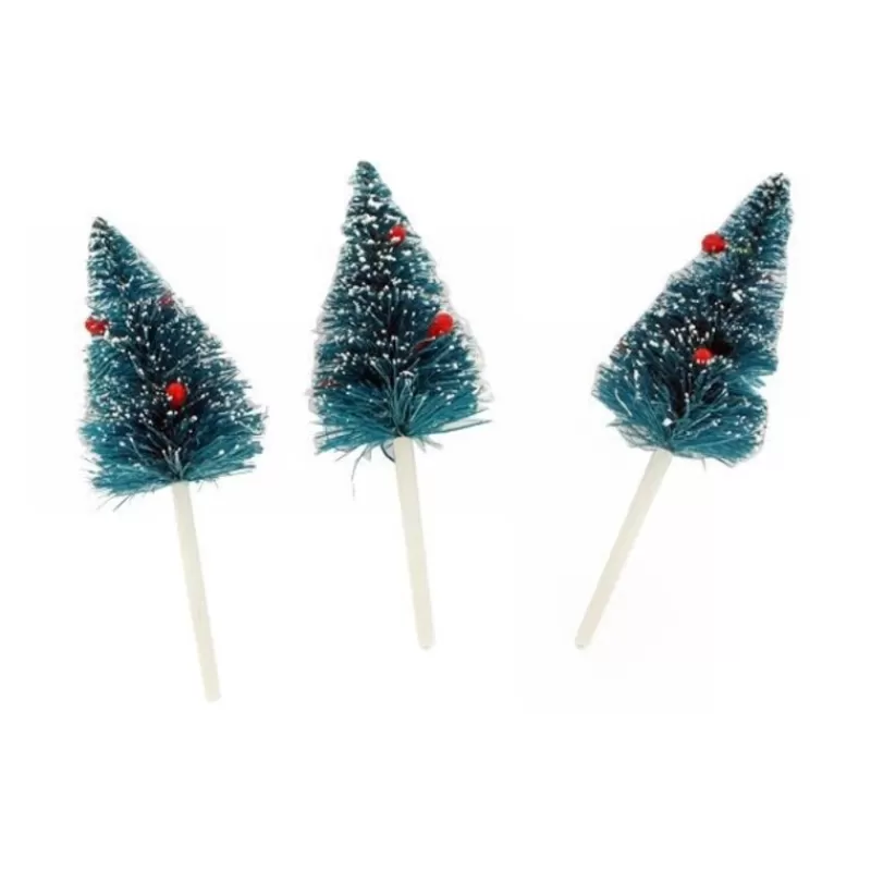 Cerf Dellier Sapins Touffus Sur Pique (X100) New