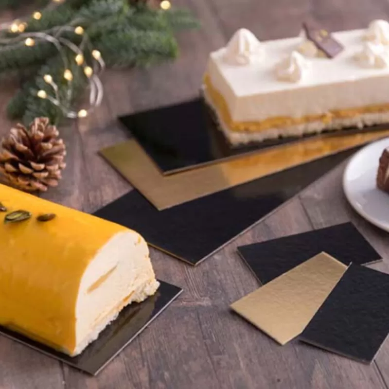 Cerf Dellier Semelles A Bûche Carton Or, Bords Droits (X50) Hot