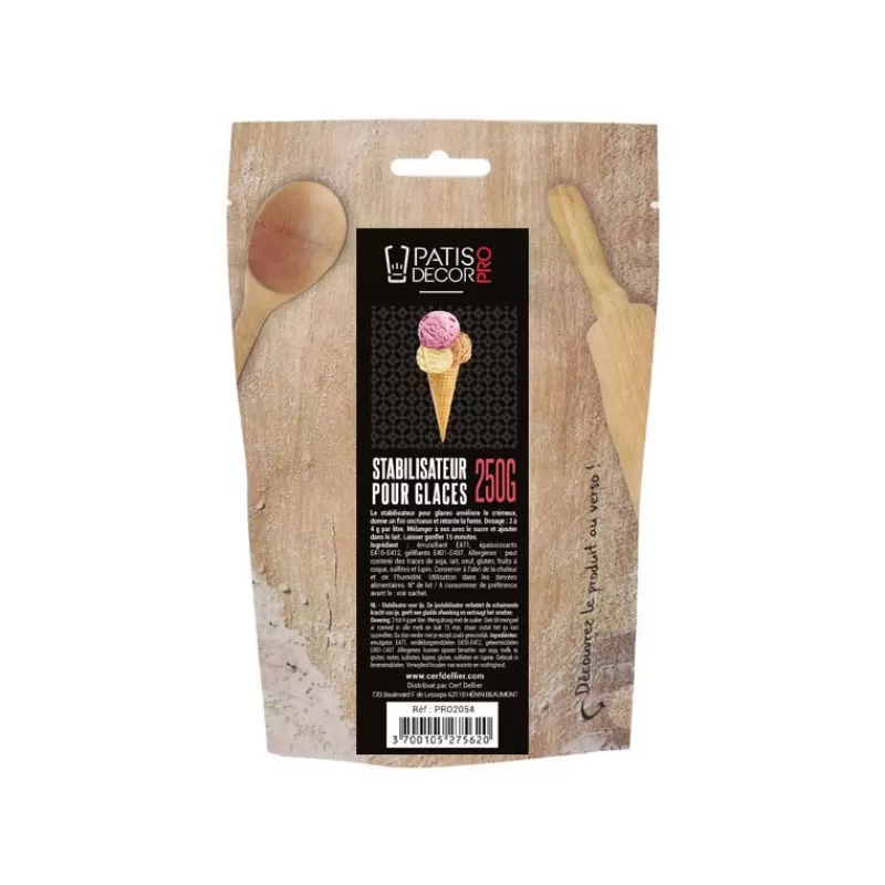 Cerf Dellier Stabilisateur Pour Glace Patisdecor Pro 250 G