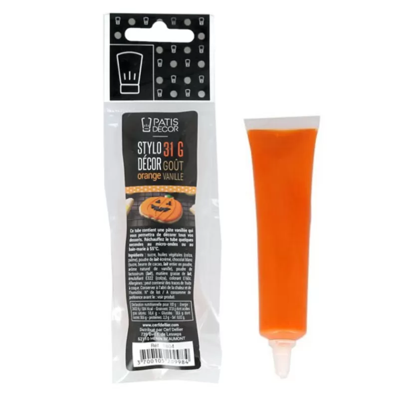 Cerf Dellier Stylo Decor Orange Gout Vanille Patisdecor Outlet