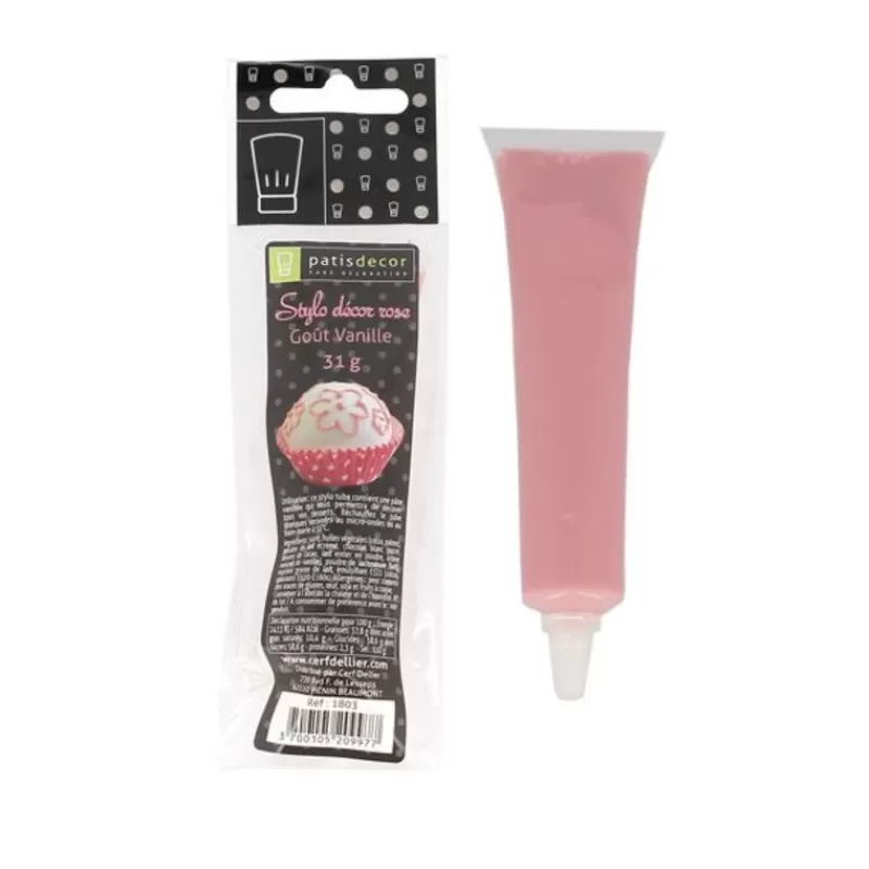 Cerf Dellier Stylo Decor Rose Gout Vanille Patisdecor Cheap